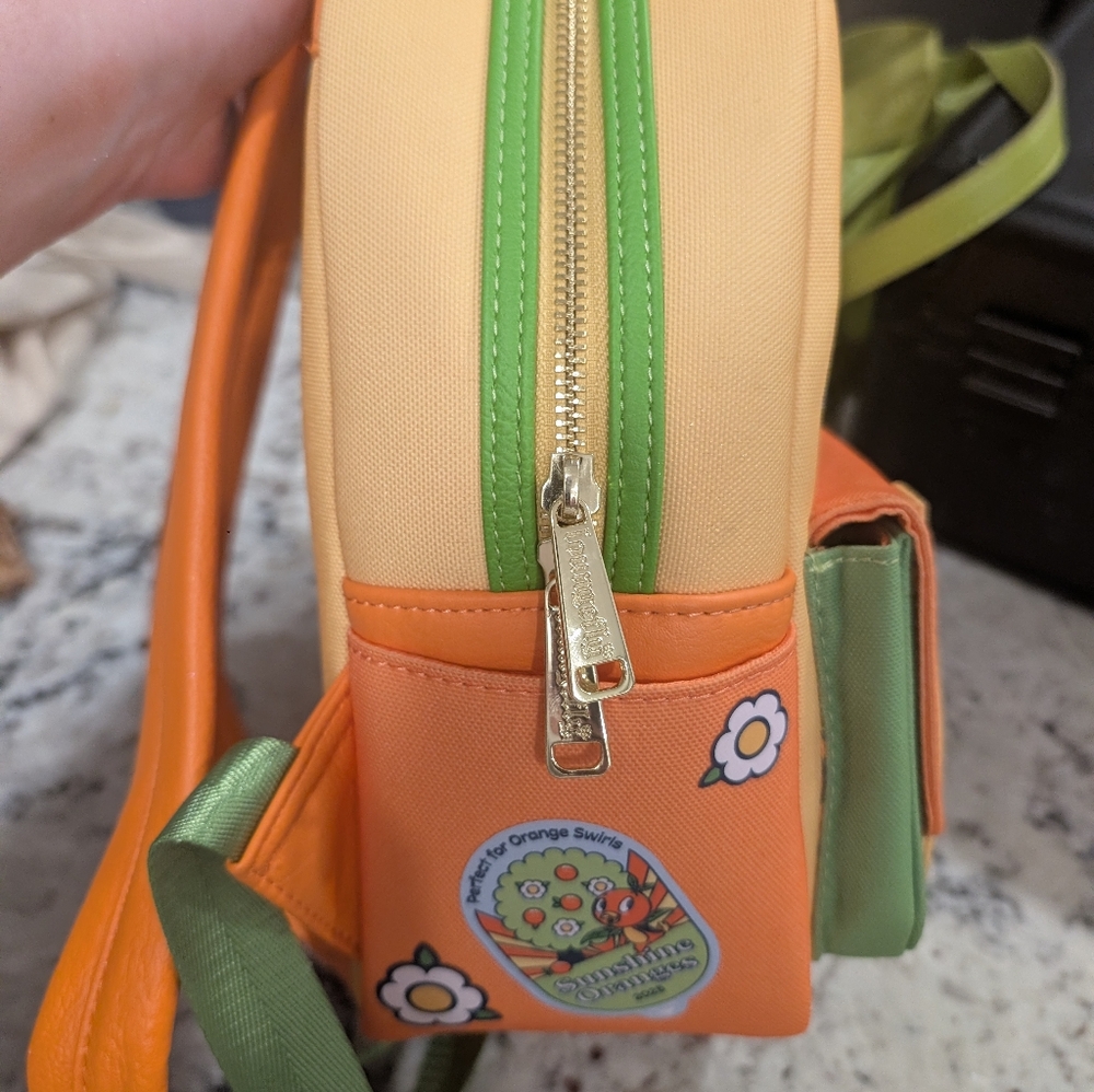 Orange Bird Loungefly Mini Bookbag 2025 Flower And Garden Festival Disney Parks - Picture 3 of 6